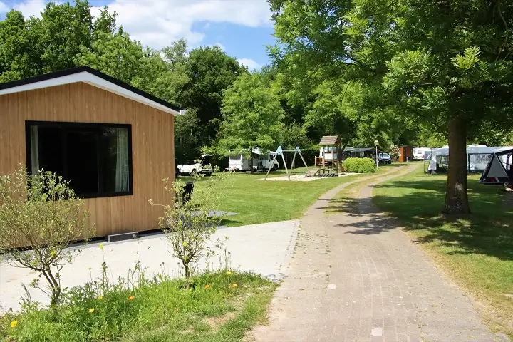 Chalet op camping