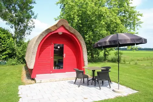 Pods overnachten